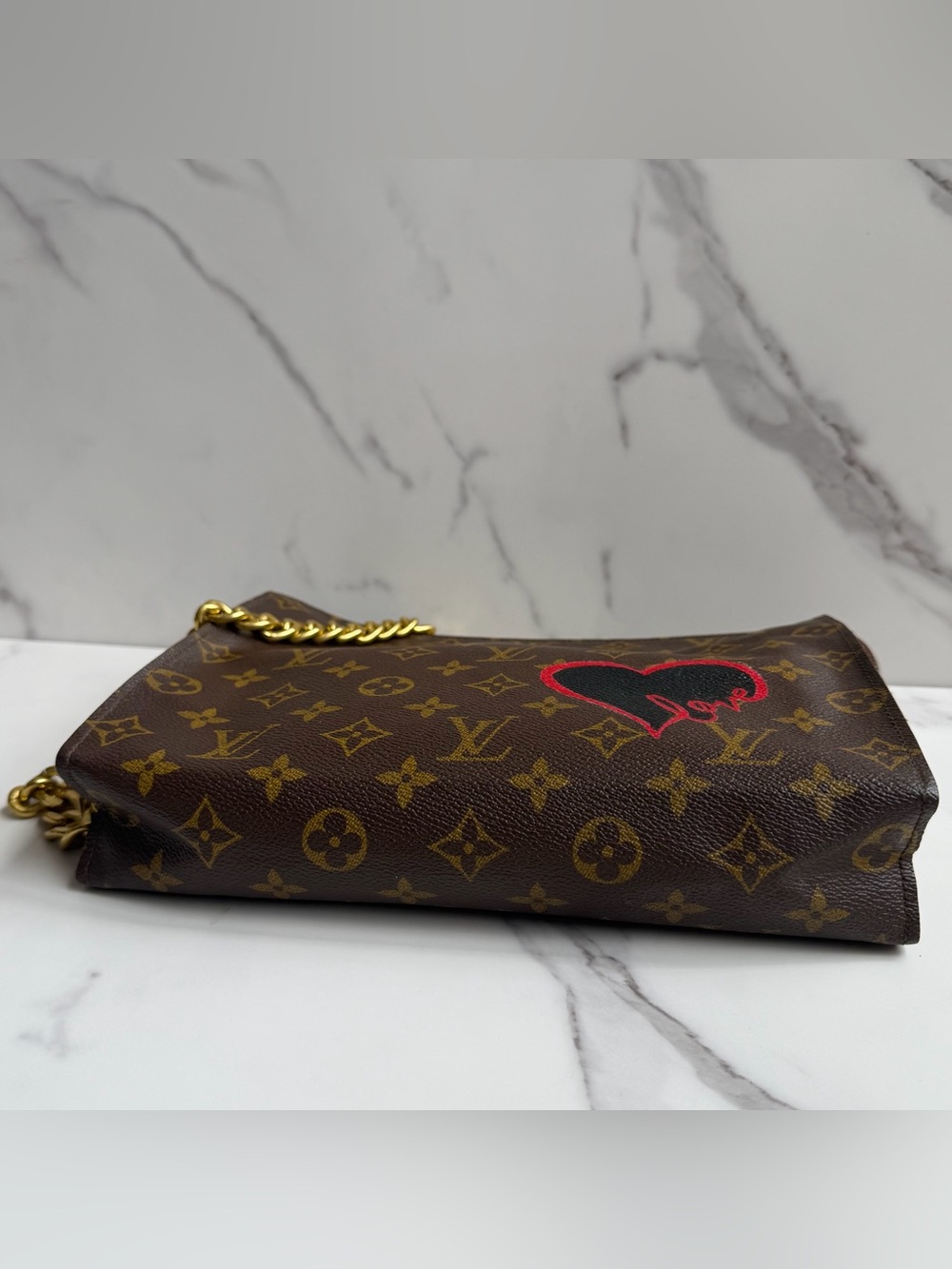 Sold! Louis Vuitton Monogram Toilette 26 Clutch ❤️ as Crossbody - Picture 11 of 12